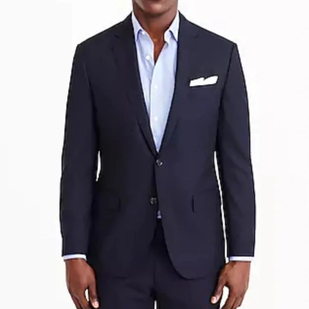J Crew Crosby Blazer Mens 46L Classic Fit Loro Piana Wool Super 120s Sport Coat